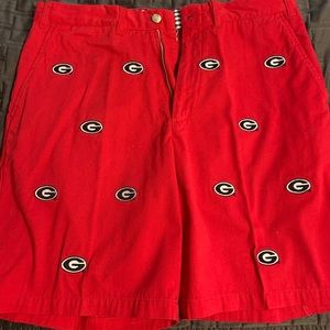 University of Georgia Khaki Stadium Shorts